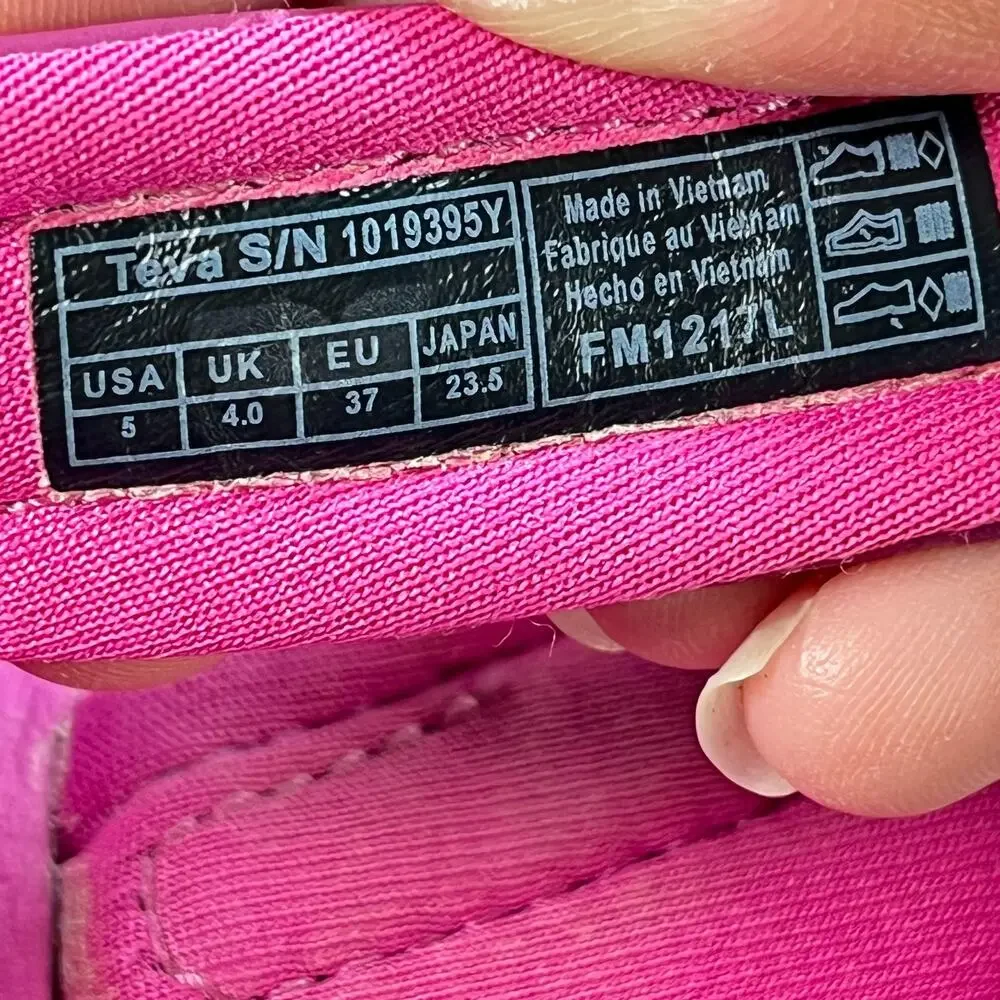 Teva Tirra Rose Pink Outdoor Sandals Hiking Shoes 1019395Y Youth Size 5